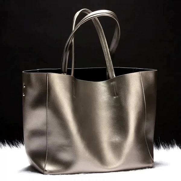 Sac à main en cuir véritable pour femme - Fourre-tout initié grande capacité|52,19 €|OKKO MODE