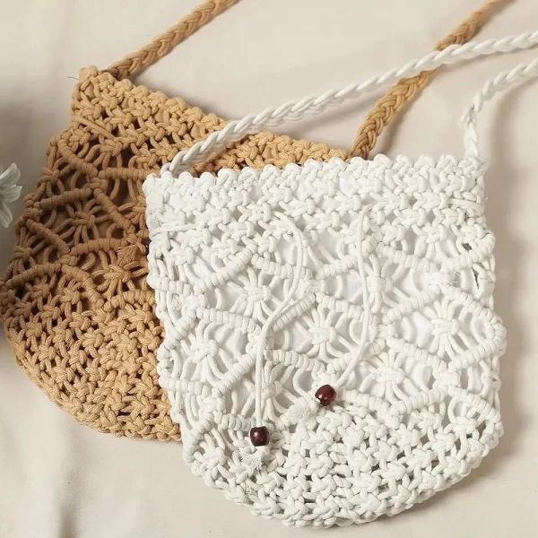 Sac de plage tissé en coton ULde - Sacoche bohème fait main | OKKO-mode|8,00 €|OKKO MODE