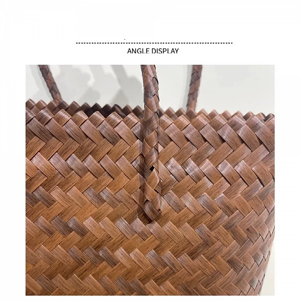 Sac à main tissé rétro en paille française - Sac de plage étanche femme|23,92 €|OKKO MODE