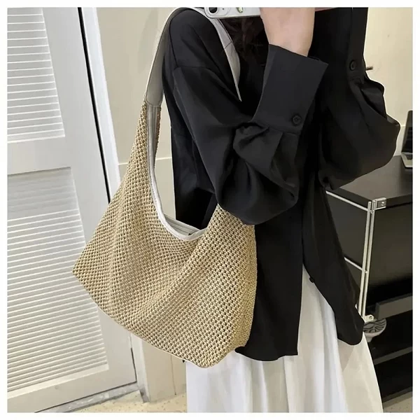 Sac à main tissé en rotin pour femmes - Style Bohème Chic et Naturel|7,99 €|OKKO MODE