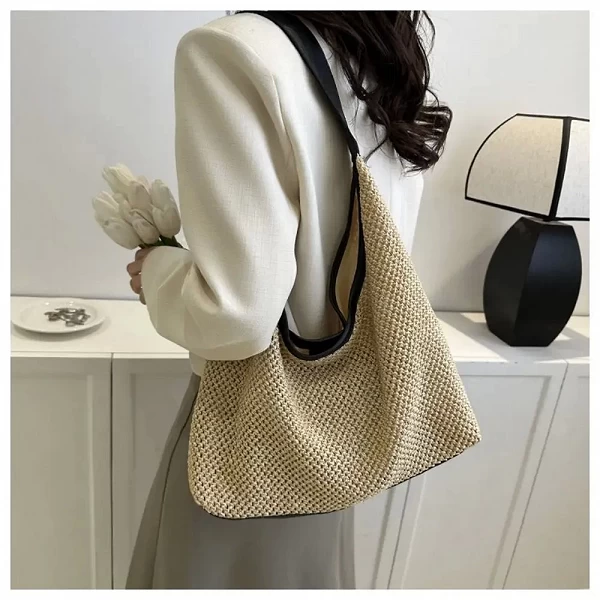 Sac à main tissé en rotin pour femmes - Style Bohème Chic et Naturel|7,99 €|OKKO MODE