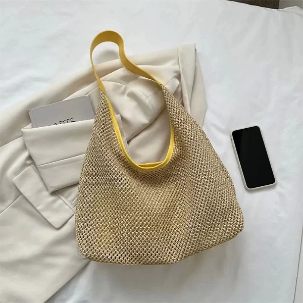 Sac à main tissé en rotin pour femmes - Style Bohème Chic et Naturel|7,99 €|OKKO MODE