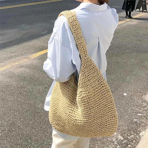 Sac à main tissé en rotin pour femmes - Sacoche de plage faite main|13,02 €|OKKO MODE