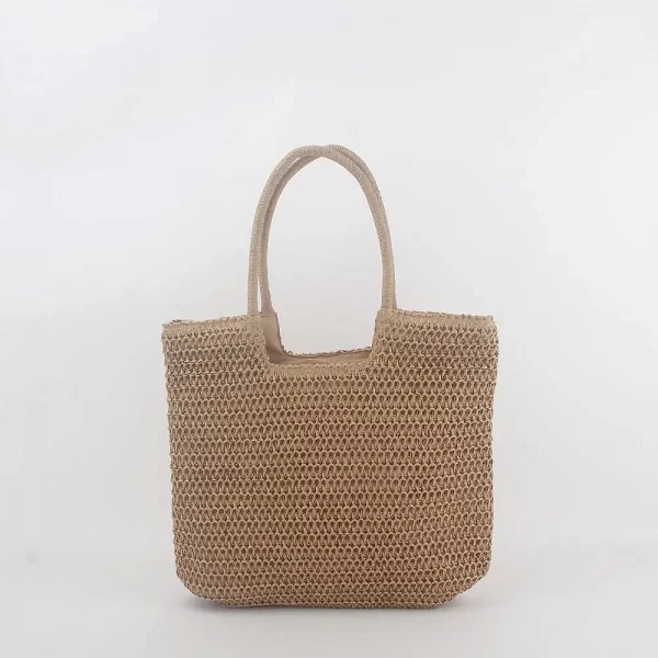 Sac de plage vintage tissé à la main pour femmes - Style rétro en paille et bohème pour l'été|9,90 €|OKKO MODE