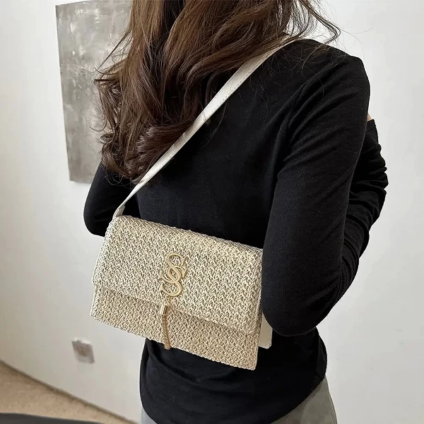 Sac à main en rotin tressé pour femme - Mode fillette modern |6,97 €|OKKO MODE