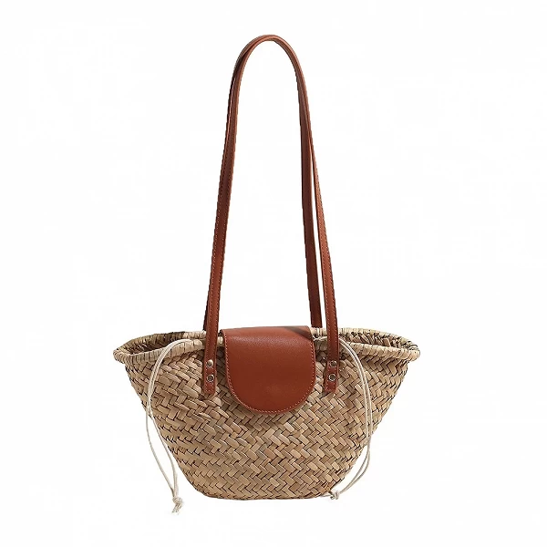 Sac fourre-tout tissé en paille pour femme - Accessoire bohème et éthique|17,94 €|OKKO MODE