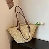 Sac de Plage Tressé Grande Capacité Femme - Été Chic et Pratique!|17,09 €|OKKO MODE