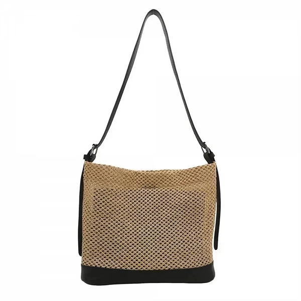 Sac messager en rotin tressé à la main pour femmes et filles - Accessoire bohème chic, grande capacité|6,97 €|OKKO MODE