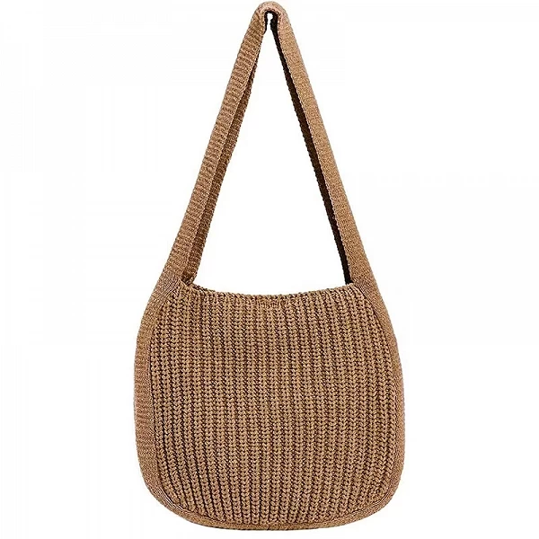 Sacs à Main Hobo en Crochet de Grande Capacité pour Femme, Style Ajouré Chic|9,03 €|OKKO MODE