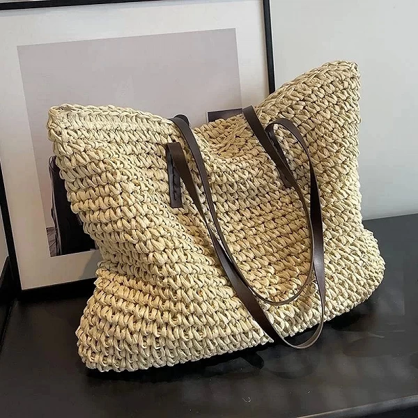 Sac tissé de grande capacité pour femmes : le must-have mode 2023!|7,00 €|OKKO MODE