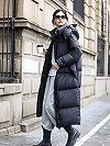 Doudounes noire, neige, grise Longue pour femme et fille Coupe-Vent, Epaisses, Nouvelle Collection Hiver|97,50 €|OKKO MODE