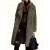 Cardigan Long Verde Kaki Reversível - Moda Feminina Plus Size | 20,43 $ | OKKO MODE
