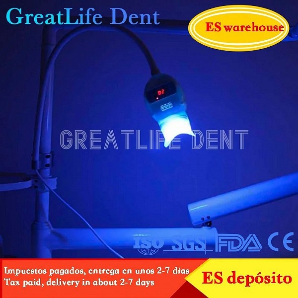 Lampe de Blanchiment des Dents Dentaire LED Froide GreatLife - Facile à Utiliser, Design Ergonomique et Efficace|81,89 €|OKKO MODE