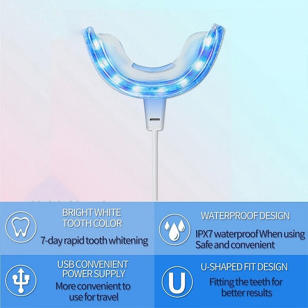 Lumière de Blanchiment Dentaire Rechargeable USB LED Bleue SEO Expert E-commerce|3,96 €|OKKO MODE