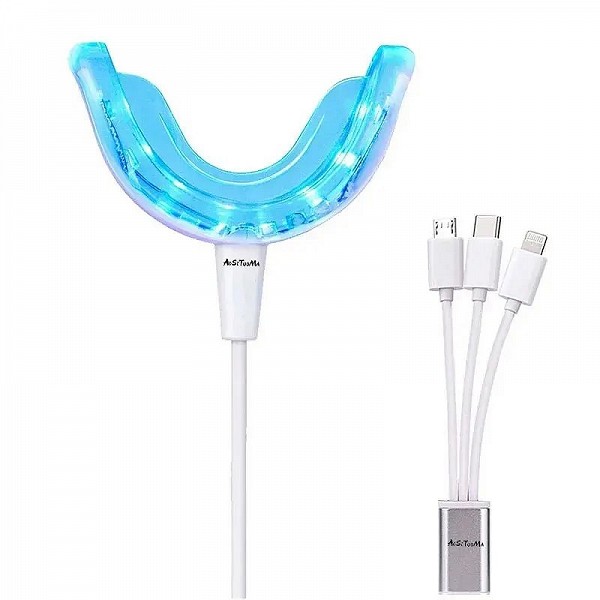 Blanchisseur de Dents Portable Lumière Bleue Rechargeable LED|4,00 €|OKKO MODE