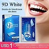 Autocollants de blanchiment des dents 9D - Bandes gel dentifrice soins bucco-dentaires|2,69 €|OKKO MODE