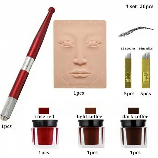 Ensemble de Maquillage Microblading Tattoo Training Kit - Qualité Professionnelle|7,04 €|OKKO MODE