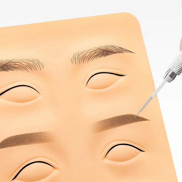 Machine à tatouer en silicone 3D pour microblading - Formation pratique Blanc Yeux Lèvres Visage 🖋️|2,97 €|OKKO MODE