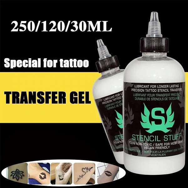 Gel Magique Professionnel pour Tatouage, Solution de Transfert Crème Durable ~ 250/120/30ml|12,00 €|OKKO MODE