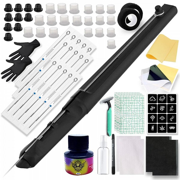 Kit de Tatouage DIY à Main avec Aiguilles et Encre 5ml|17,09 €|OKKO MODE