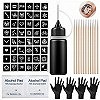 Kit de Tatouage Temporaire avec Jus d'Encre, Pigment Étanche avec Pochoirs Autocollants, pour Art Corporel, 10ml|5,59 €|OKKO MODE