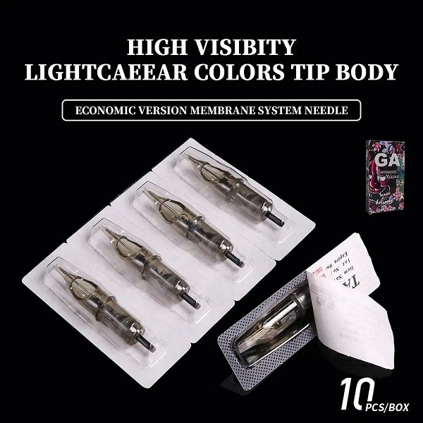 Kit de machine à tatouer professionnelle, stylo à distance DC Jack avec cartouche 10 pièces, encre pour ensembles intérieurs May|25,74 €|OKKO MODE