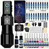 POSEIDON-Kit de stylo de tatouage cool, machine à tatouer, alimentation sans fil, odorà tatouer, maquillage en continu, nouveau|59,16 €|OKKO MODE