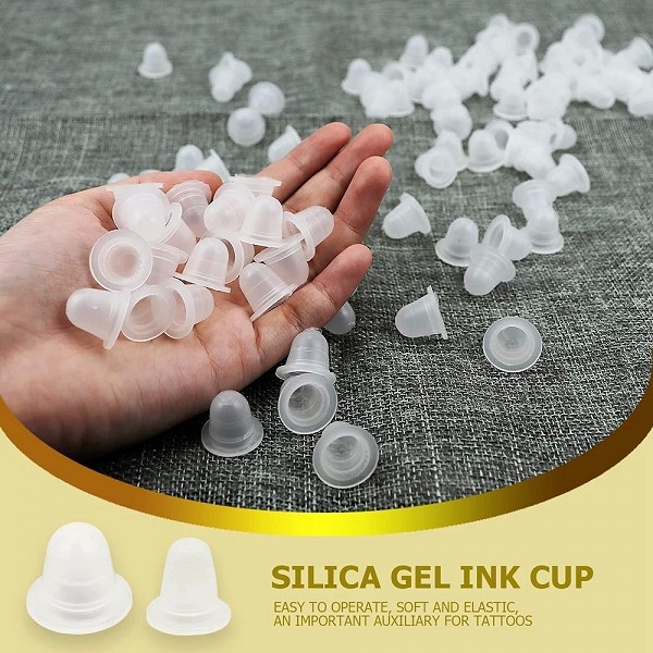 Gobelets encre tatouage jetables Silicone souple 800 pièces|11,96 €|OKKO MODE