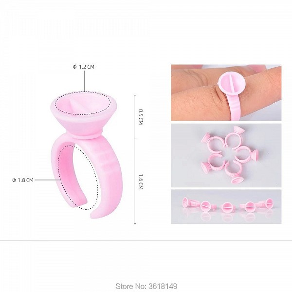 Gobelet encre tatouage jetable rose 1000 pièces petits moyens grands pour Microblading - Bijoux de Tatouage épingle|24,84 €|OKKO MODE