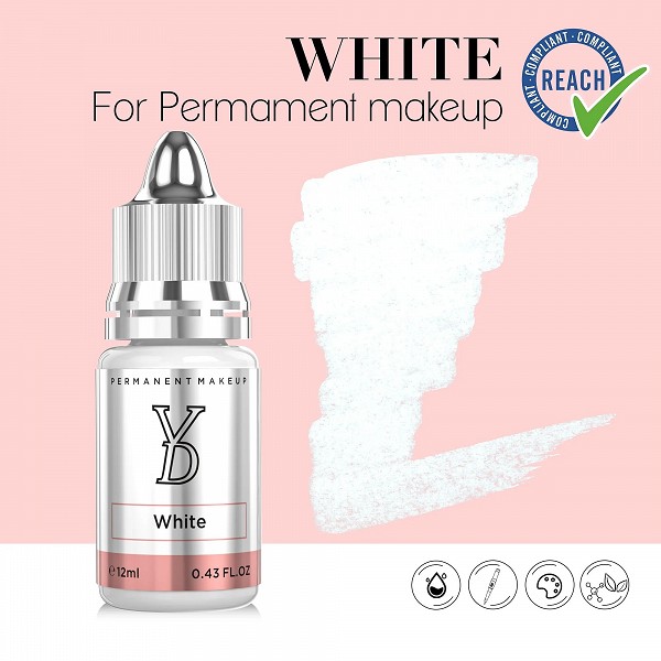 Pigment encre tatouage professionnelle blanche micropigmentation 12ml pour sourcils lèvres|24,94 €|OKKO MODE