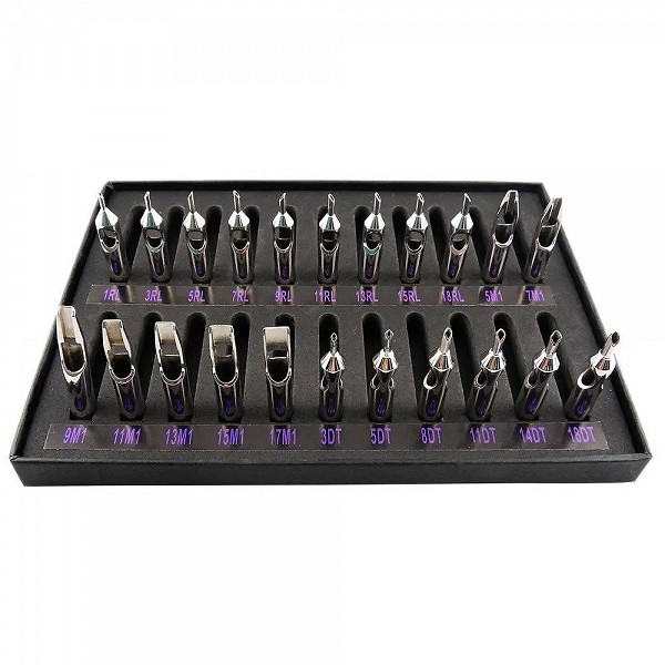 Kit Embouts de tatouage en acier inoxydable 304 - Offre spéciale, kit d'aiguilles et encre|17,00 €|OKKO MODE