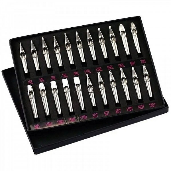 Kit Embouts de tatouage en acier inoxydable 304 - Offre spéciale, kit d'aiguilles et encre|17,00 €|OKKO MODE