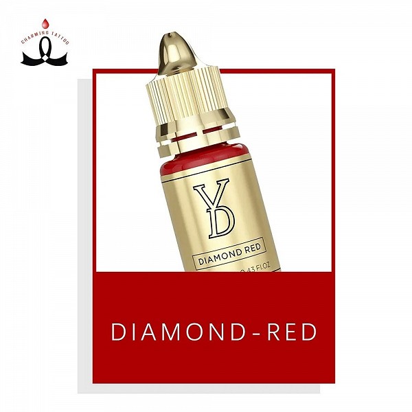 YD NEO-Encre de tatouage rouge diamant, pigment de beauté professionnel, pigment de micropigmentation en continu, fournitures de|23,22 €|OKKO MODE