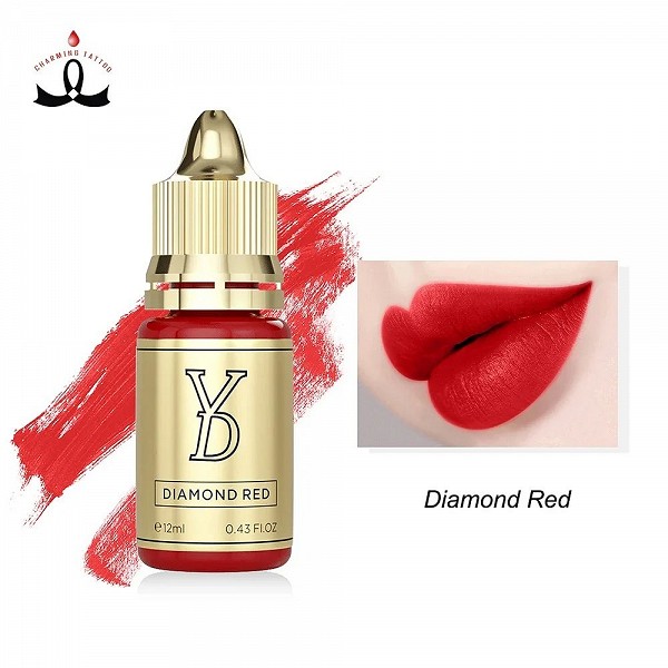 YD NEO-Encre de tatouage rouge diamant, pigment de beauté professionnel, pigment de micropigmentation en continu, fournitures de|23,22 €|OKKO MODE