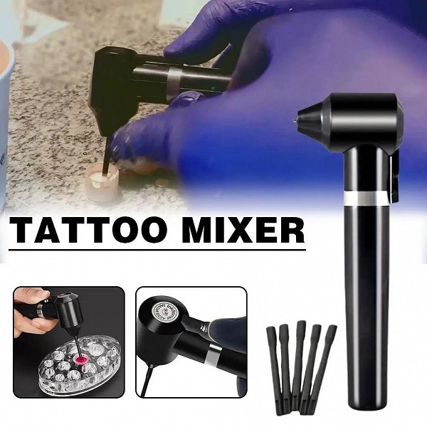 Agitateur de pigments de centre commercial d'encre de tatouage électrique, mélangeur d'outils de tatouage, accessoires d'art, co|10,79 €|OKKO MODE