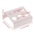 Couvercle Rectangulaire en Acier Inoxydable à 7 Trous pour Encre de Tatouage, Capuchons de Standard pour Pigment, Support de Sto | $2.14 | OKKO MODE