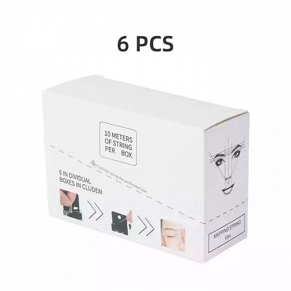 Boîte de 6 pièces de Microblading cartographie, pré-encre, fil de maquillage pour sourcils, teinture Semi-permanente, outil de m|14,95 €|OKKO MODE