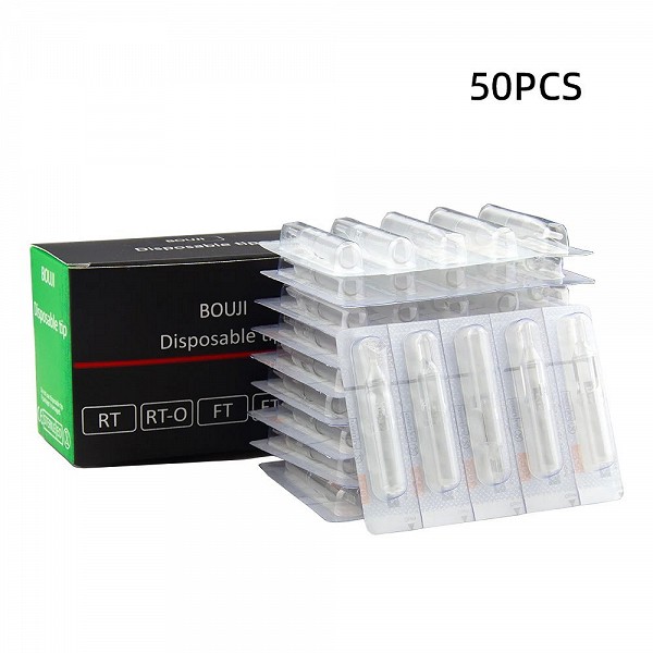 Embouts de tatouage arabisés au poulet, buses en plastique pour mitrailleuse, kit de gobelets à encre, 50 pièces