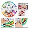 Pigment d'ongles de tatouage professionnel, guide de mélange de conception à trois niveaux, roue de 12 documents, carte en papie|12,59 €|OKKO MODE