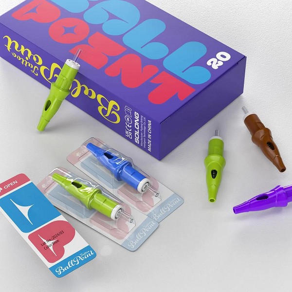 Solong Tattoo-Stylo à bille pour la pratique du dessin au point, fournitures en papier, paquet mixte, adhérence grossière, 20 pi|6,96 €|OKKO MODE