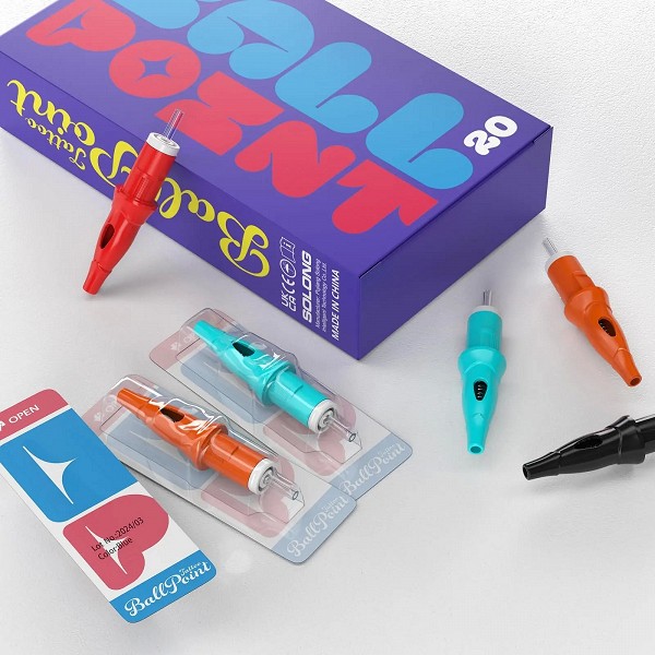 Solong Tattoo-Stylo à bille pour la pratique du dessin au point, fournitures en papier, paquet mixte, adhérence grossière, 20 pi|6,96 €|OKKO MODE