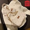 MINISO-Sac à main SnoAmendments pour femmes, sac à bandoulière, sac à main sous les bras, mode, dessin animé imprimé, initié, JO|12,87 €|OKKO MODE