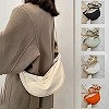 Sac de poitrine monochrome pour femme, sac à bandoulière design demi-lune, grande capacité, sacs banane pour femme, sac de voyag|3,01 €|OKKO MODE