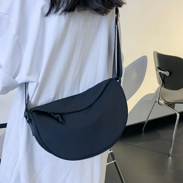 Sac à Main Hobo en Nylon Y2k pour Femme, Fourre-Tout Sous les Bras, Pochette à Bandoulière, Sacoche|5,00 €|OKKO MODE