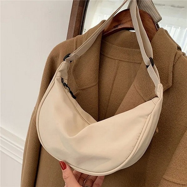 Sac de poitrine Hobos décontracté en nylon pour femmes et étudiants, sac à bandoulière sous les bras, léger, initié, nouveau sac|2,96 €|OKKO MODE