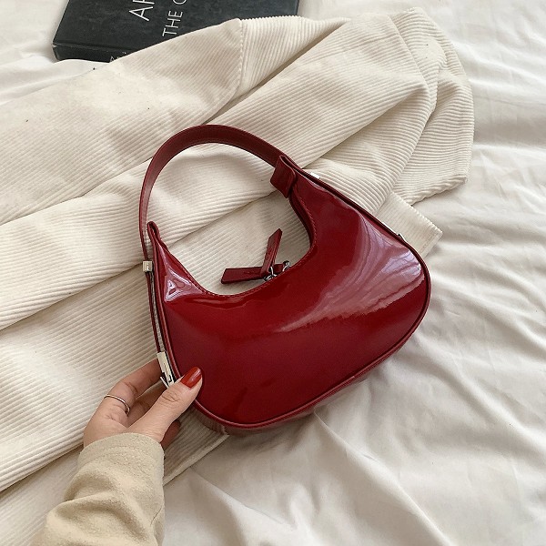 Sac à main demi-lune vintage en cuir PU pour femmes et filles, petit sac initié, sac à main hobo, sacs à main sous les ati elles|13,92 €|OKKO MODE