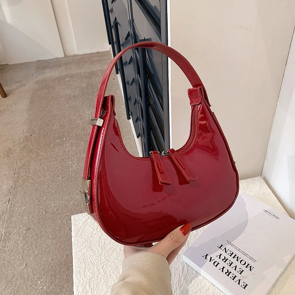 Sac à main demi-lune vintage en cuir PU pour femmes et filles, petit sac initié, sac à main hobo, sacs à main sous les ati elles|13,92 €|OKKO MODE