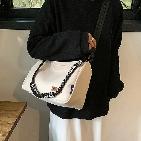 Sac à bandoulière simple minimaliste pour femme, sac à main de travail, grande capacité, neuf, 2024|12,00 €|OKKO MODE