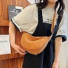 Sacs à bandoulière en velours côtelé pour femmes, sac de poitrine, sac à bandoulière Hobo Dumpling, sac à bandoulière de voyage |4,95 €|OKKO MODE