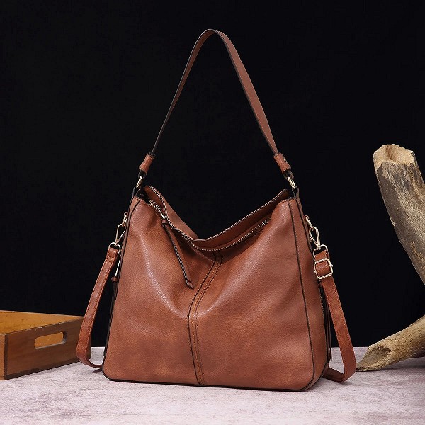 Sac à main hobo en cuir pour femmes, sacs à main de loisirs pour femmes, sacs à main à la mode, sac fourre-tout vintage, grande |15,17 €|OKKO MODE